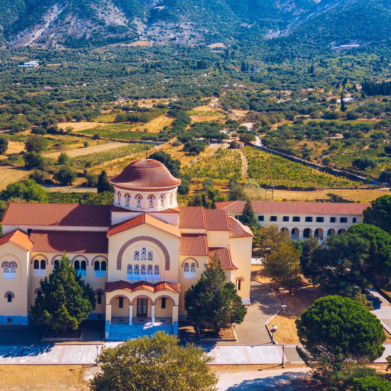 Monastery,Of,Agios,Gerasimos Kefalonia