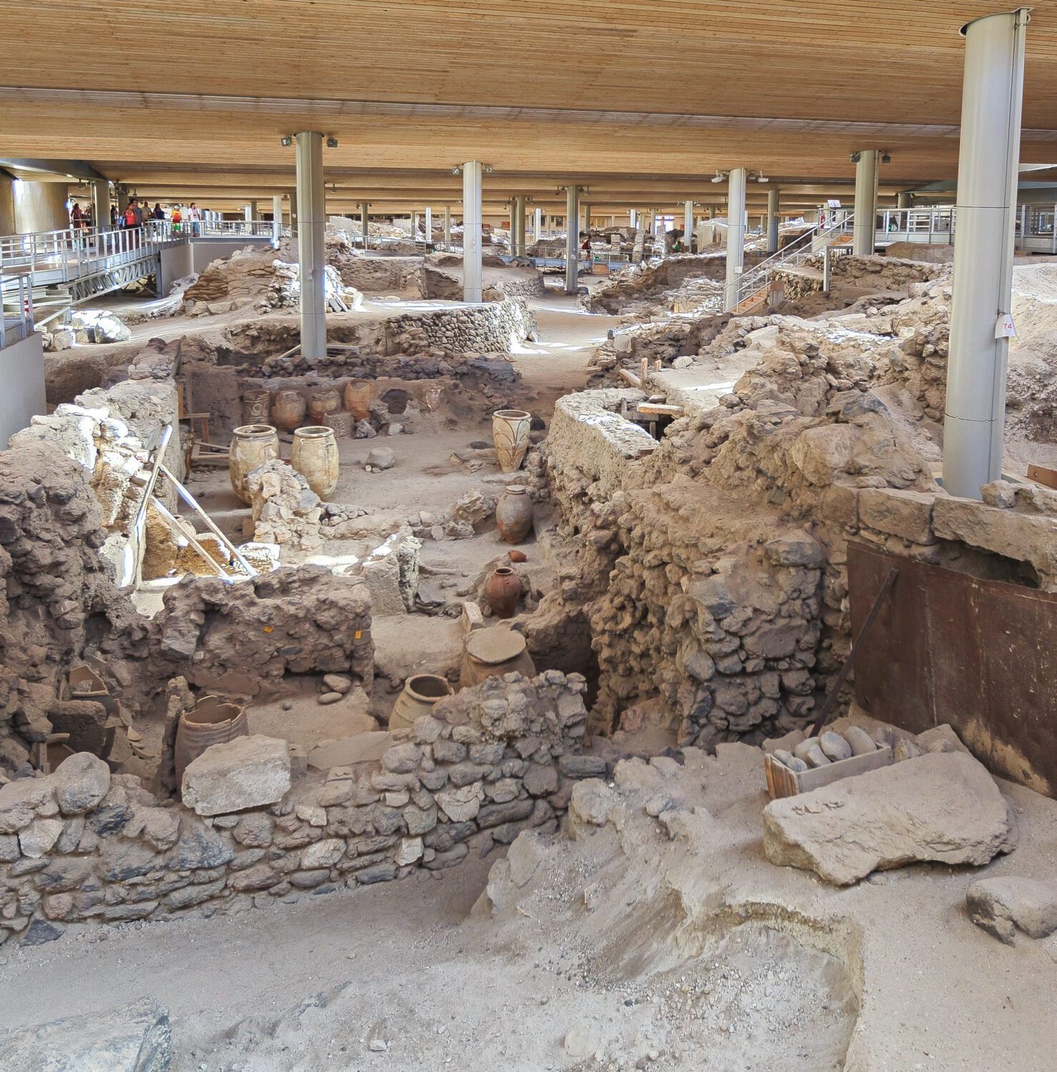 Akrotiri Archaeological Site Santorini