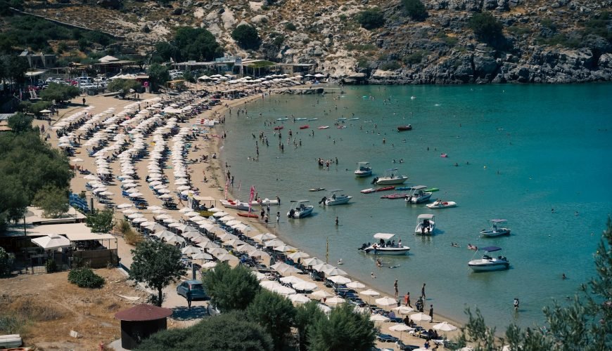 Ladiko Beach Rhodes Greece